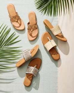 André Assous Nice Metallic Featherweights™ Sandals