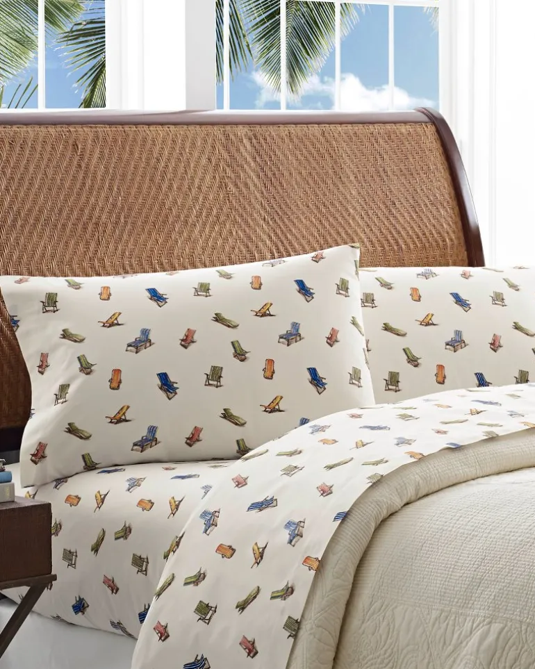 Beach Chairs Sheet Set, King