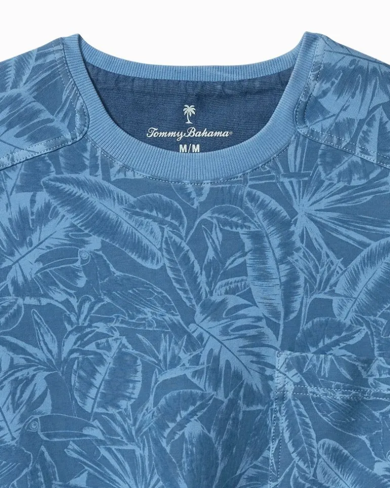Ben & Terry Twilight Palms Crew Sweatshirt