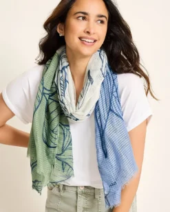 Block Bouquet Wrap Scarf