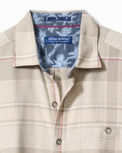 Canyon Beach Pebble Cay Plaid Stretch Flannel Shirt