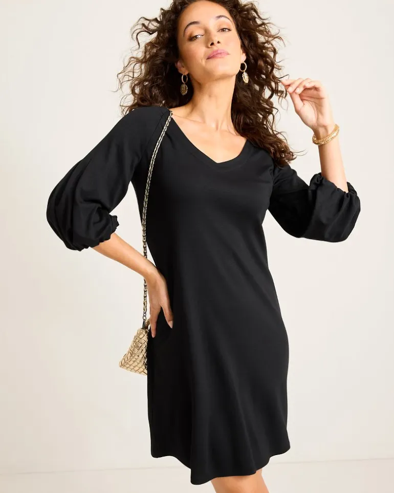 Darcy Balloon-Sleeve Dress