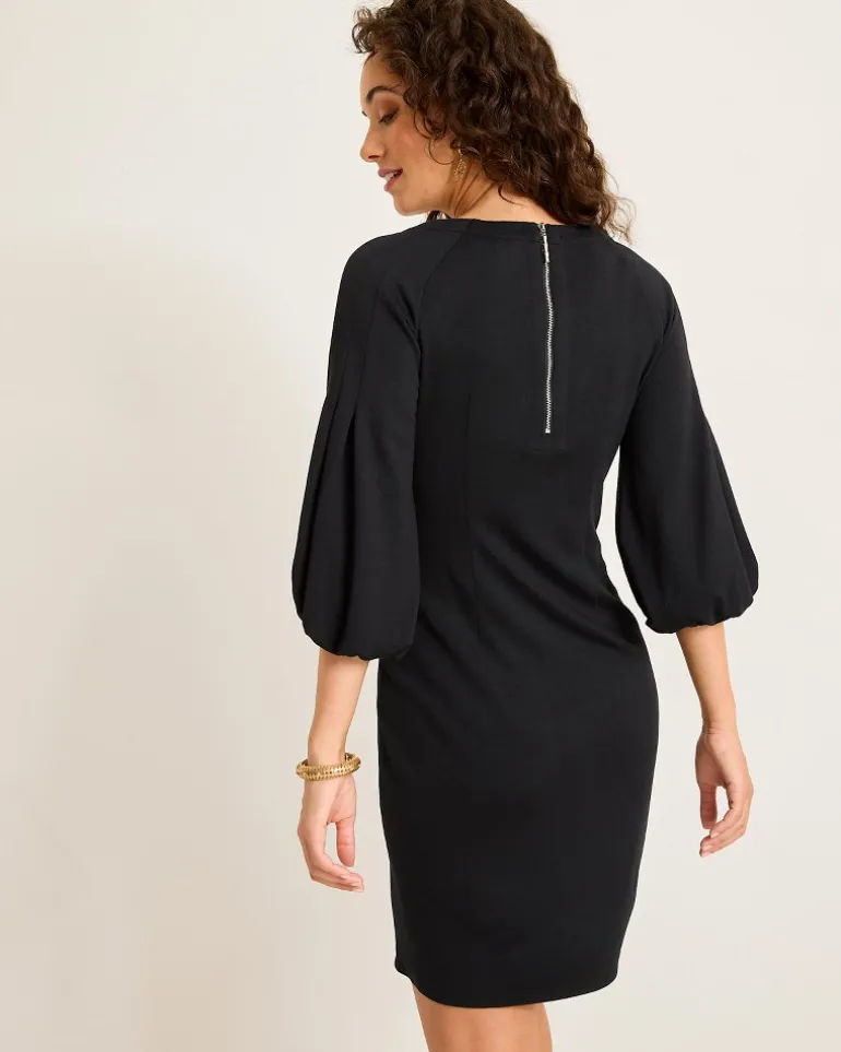 Darcy Balloon-Sleeve Dress