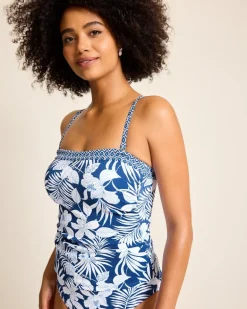 Island Cays Blooms Bandini Top