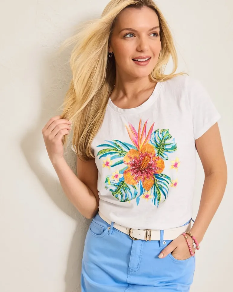 Jewel of the Jungle Embellished Lux T-Shirt