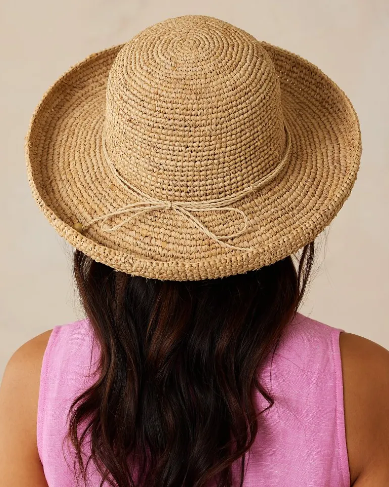 Maria Packable Raffia Upturn Hat