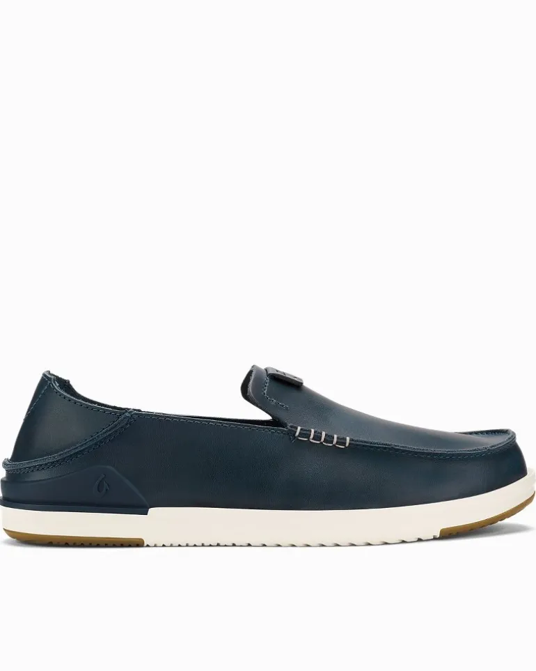 Men's OluKai® Kākaha Leather Slip-On Shoes