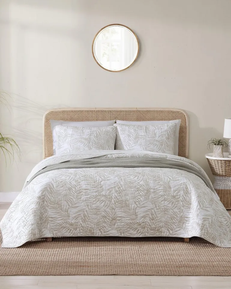 Palmday 3-Piece Full/Queen Quilt Set