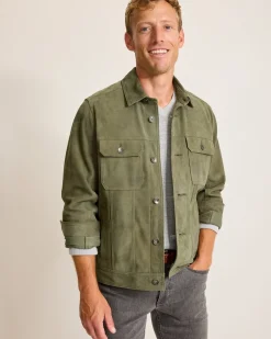 Pine Lake Suede Trucker Jacket