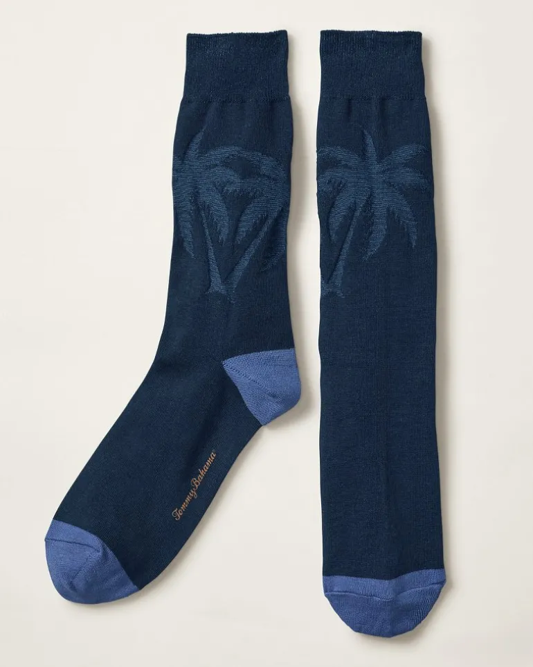 Reflection Texture Palm Socks