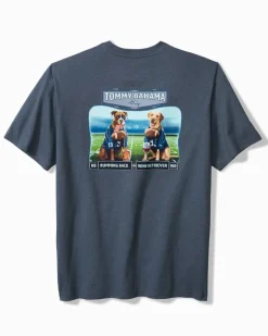 Rumming Back, Wine Retriever Pocket T-Shirt