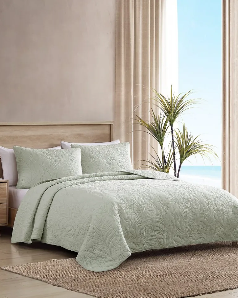 Solid Costa Sera 2-Piece King Quilted Sham Set