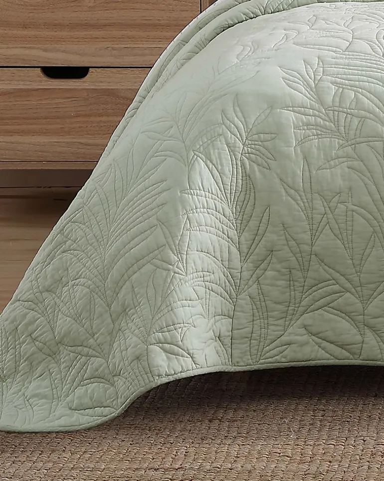 Solid Costa Sera 2-Piece King Quilted Sham Set