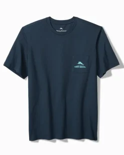 Talk Birdie to Me Graphic Pocket T-Shirt