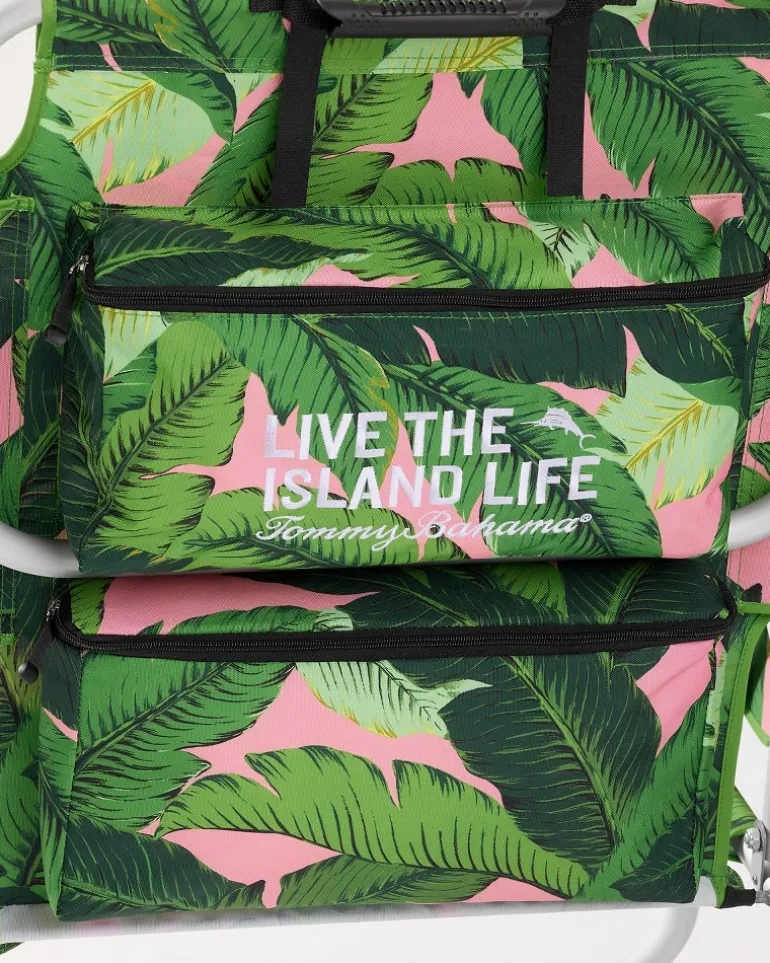 Tommy Bahama Swaying Fronds Deluxe Backpack Beach Chair