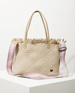 Vulcan Fringe Top Large Tote & Wristlet